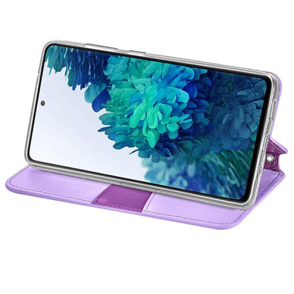 

Кожаный чехол книжка GETMAN Mandala (PU) для Xiaomi Redmi Note 10 Фиолетовый