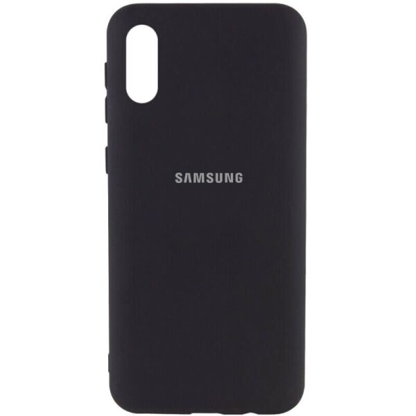 

Чехол Silicone Cover My Color Full Protective (A) для Samsung Galaxy A02 Черный / Black