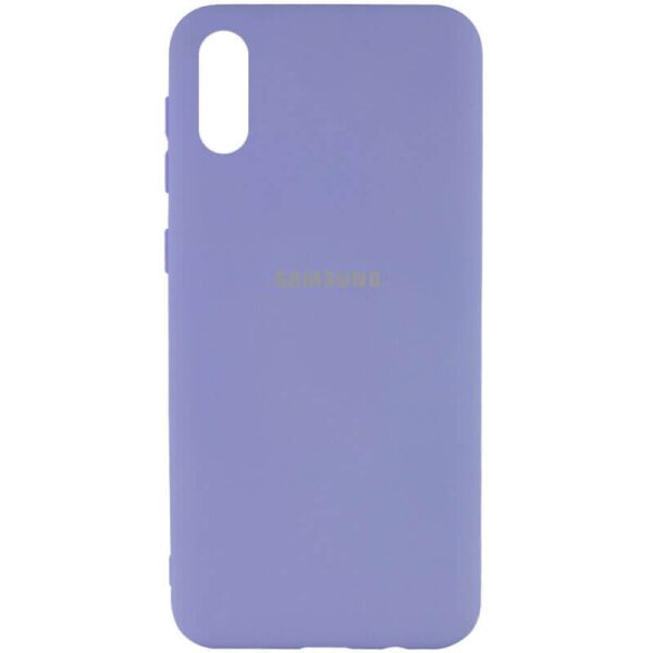 

Чехол Silicone Cover My Color Full Protective (A) для Samsung Galaxy A02 Сиреневый / Dasheen