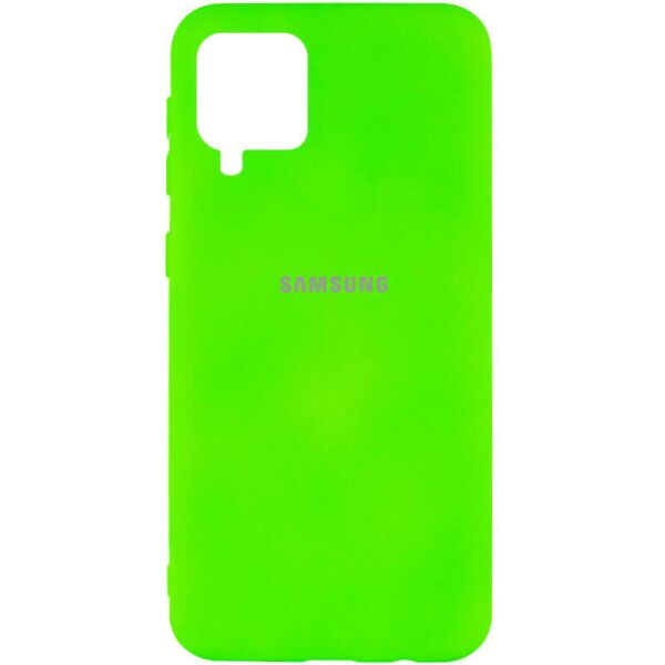 

Чехол Silicone Cover My Color Full Protective (A) для Samsung Galaxy A12 Салатовый / Neon green