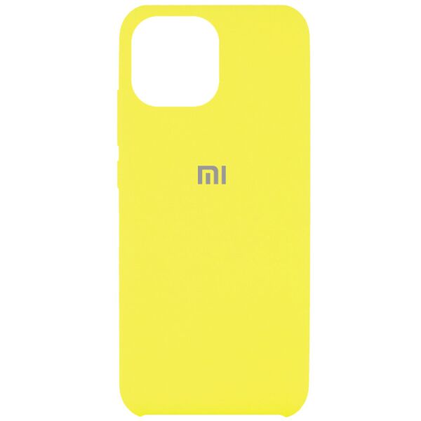 

Чехол Silicone Cover (AAA) для Xiaomi Mi 11 Желтый / Bright Yellow