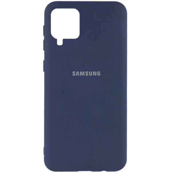 

Чехол Silicone Cover My Color Full Protective (A) для Samsung Galaxy A12 Синий / Midnight blue