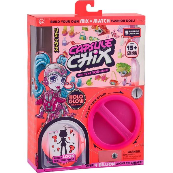 

Игрушечный набор - сюрприз Moose CAPSULE CHIX с куклой Holo Glow (59205)