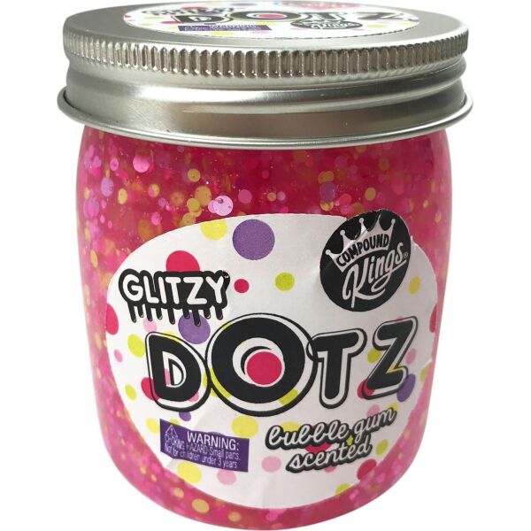 

Лизун Slime Compound Kings - Glitzy Dotz, аромат Бабл Гам, 210 g (г)