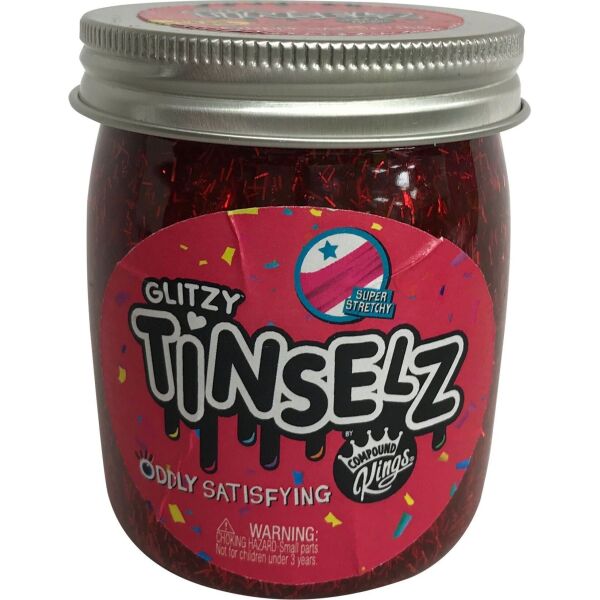 

Лизун Slime Compound Kings - Glitzy Tinselz, аромат Вишня, 210 g (г)