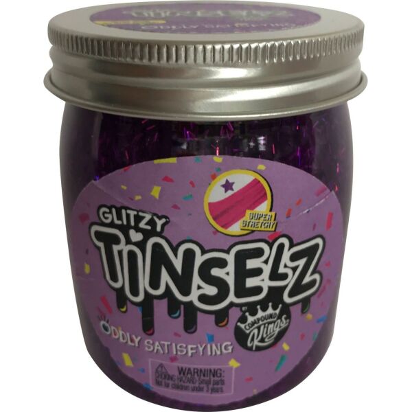 

Лизун Slime Compound Kings- Glitzy Tinselz, аромат Виноград, 210 g (г)