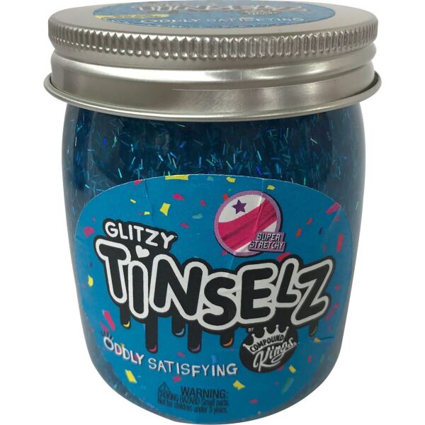 

Лизун Slime Compound Kings- Glitzy Tinselz, аромат Малина, 210 g (г)
