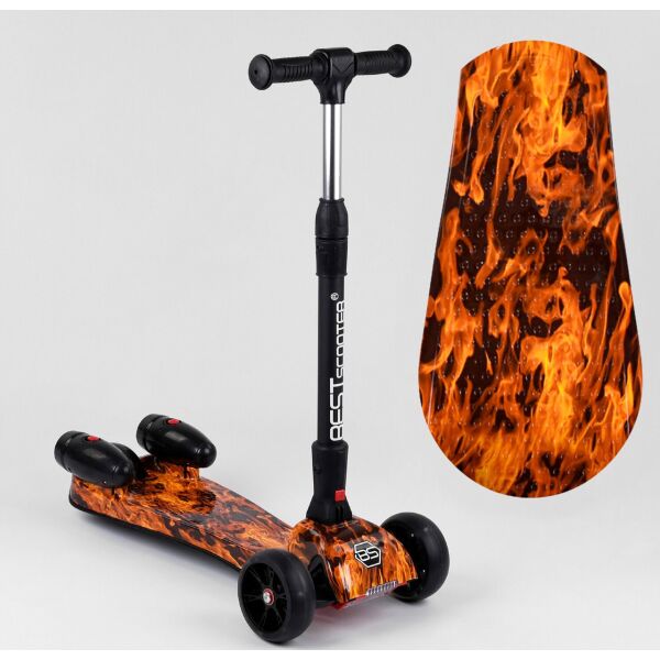 

Самокат трехколесный Best Scooter MAXI с парогенератором светящимися турбинами, пускающими дым