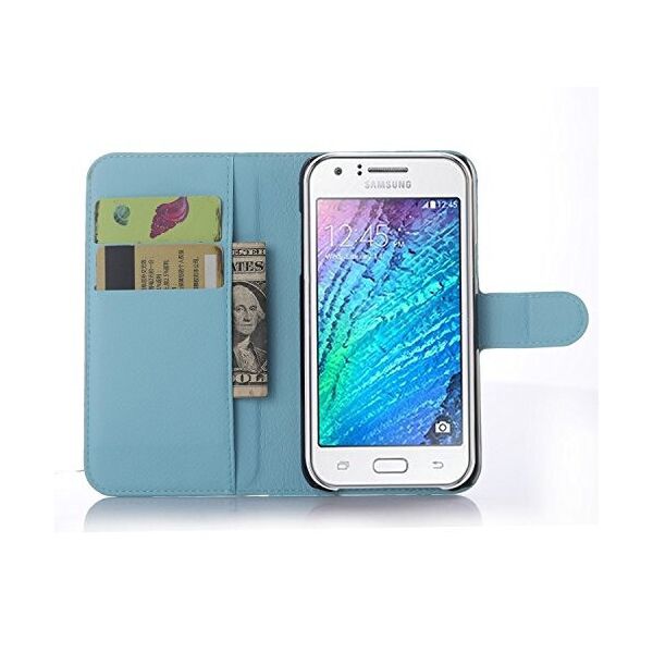 

Чехол-книжка Litchie Wallet для Samsung J500 Galaxy J5 Голубой