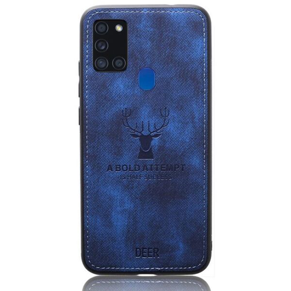 Акция на Чехол Deer Case для Samsung Galaxy A21s Blue от Allo UA