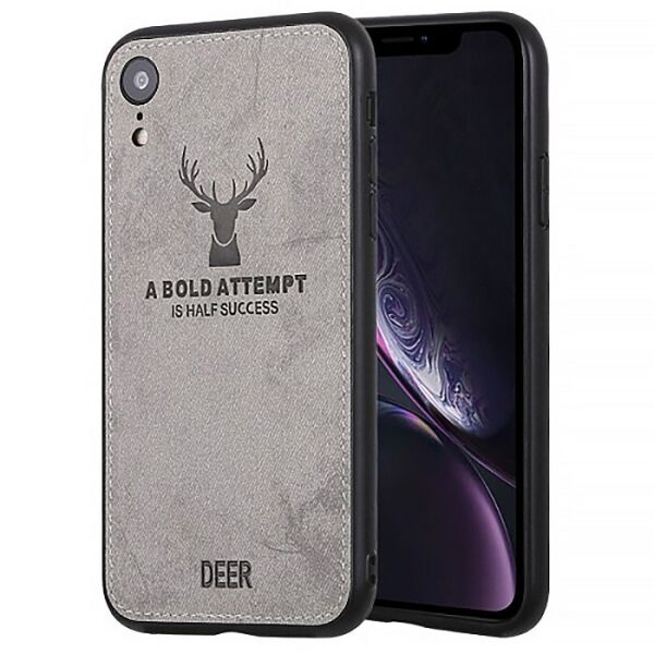 

Чехол Deer Case для Apple iPhone XR Grey