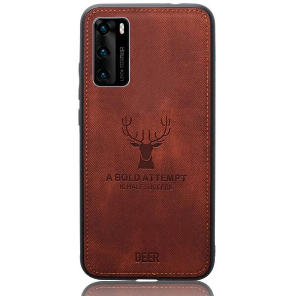 

Чехол Deer Case для Huawei P40 Brown