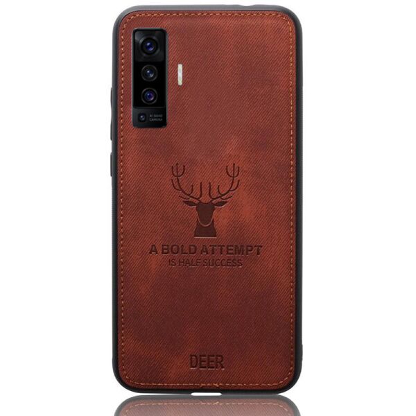 

Чехол Deer Case для Vivo X50 Brown