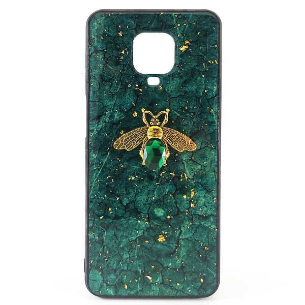 

Чехол Epoxy Bee Case для Xiaomi Redmi Note 9 Pro / 9S / 9 Pro Max Green