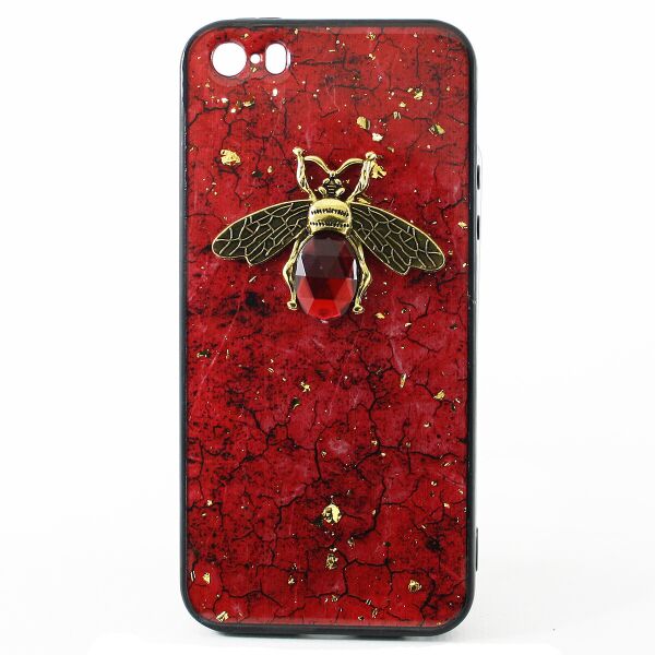

Чехол Epoxy Bee Case для Apple iPhone 5 / 5S / SE Red