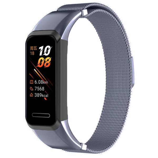 

Ремешок Magnetic Metal Strap для Huawei Band 4/Honor Band 5i Grey
