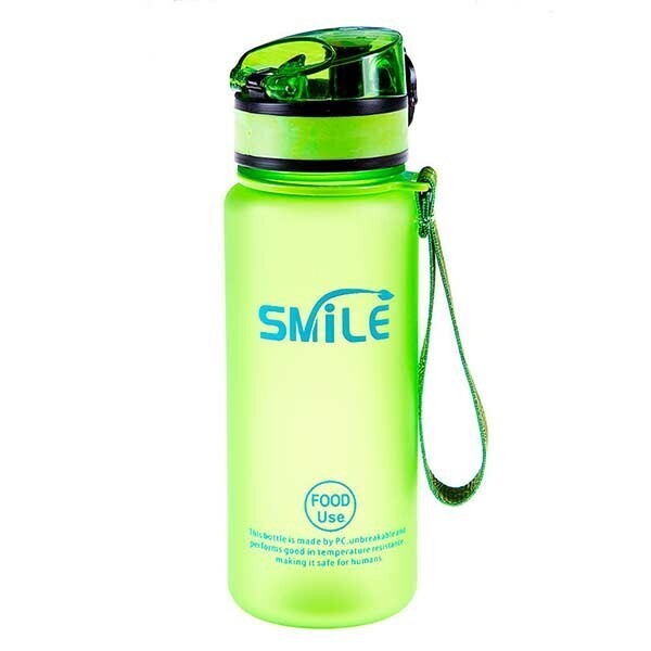

Бутылка для воды SMILE, 500 мл, салатовый, 8809