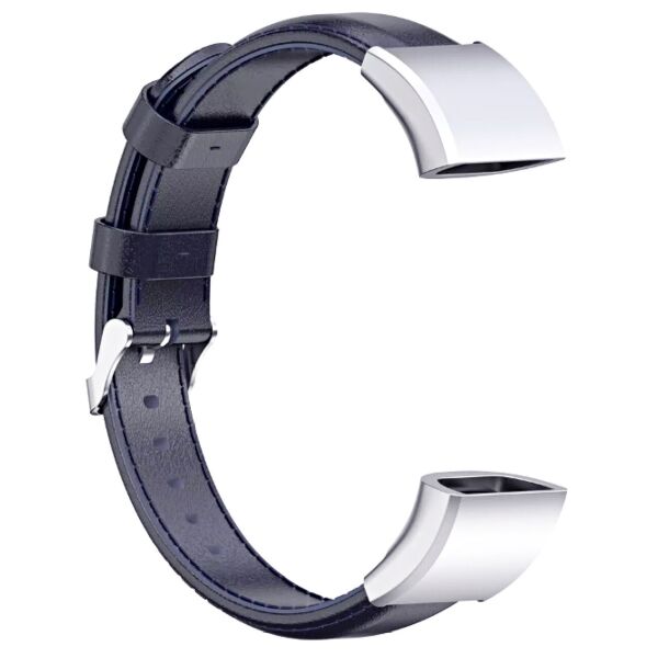 

Кожаный ремешок Leather Strap для Huawei Band 3/3 Pro/4 Pro Blue