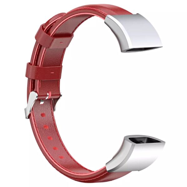 

Кожаный ремешок Leather Strap для Huawei Band 3/3 Pro/4 Pro Red
