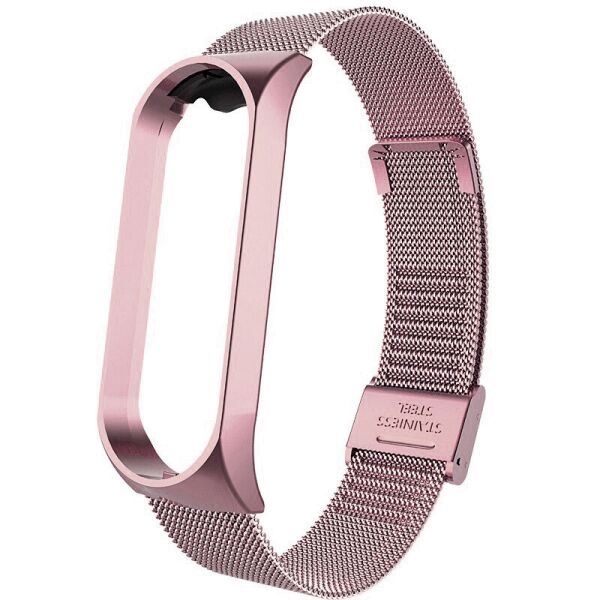 

Ремешок Milanese Loop Strap для Xiaomi Mi Band 5 Rose Gold