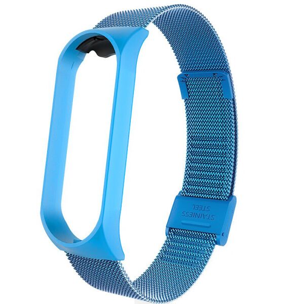 

Ремешок Milanese Loop Strap для Xiaomi Mi Band 5 Light Blue
