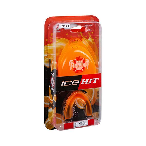 

Капа Flamma IceHit Junior, односторонняя, с запахом, оранжевая, 8010-1