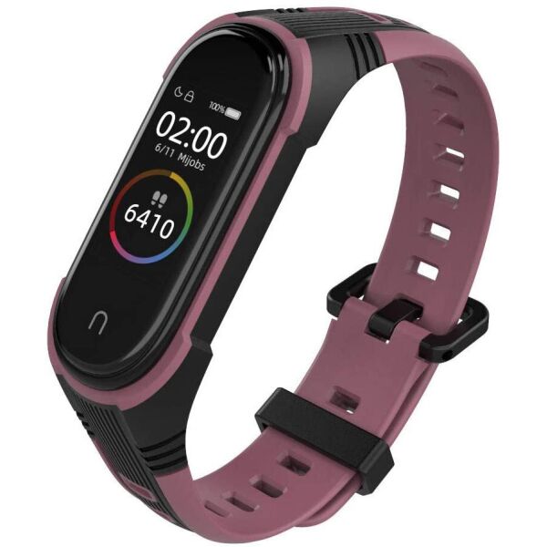

Ремешок MiJobs Two-Color Strap для Xiaomi Mi Band 3/4/5 Grape