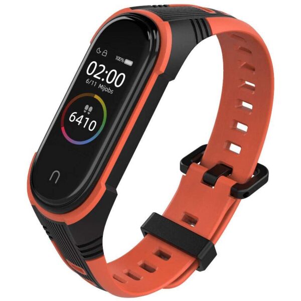 

Ремешок MiJobs Two-Color Strap для Xiaomi Mi Band 3 / 4 / 5 Orange