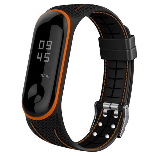 

Ремешок Honeycomb Pattern для Xiaomi Mi Band 5 Orange