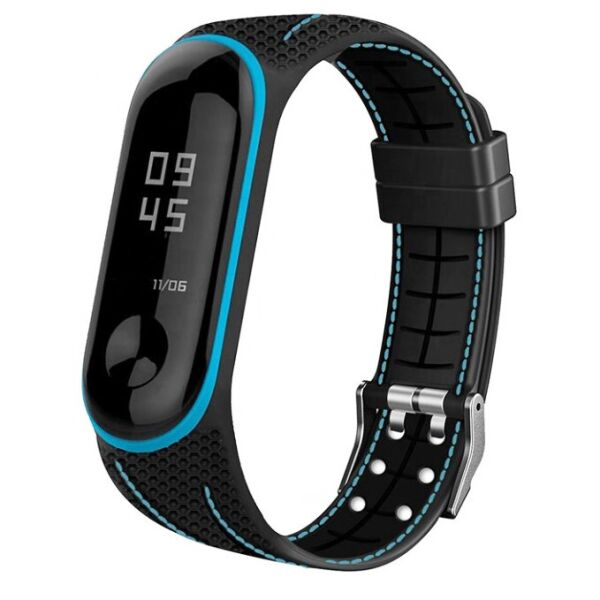 

Ремешок Honeycomb Pattern для Xiaomi Mi Band 5 Blue