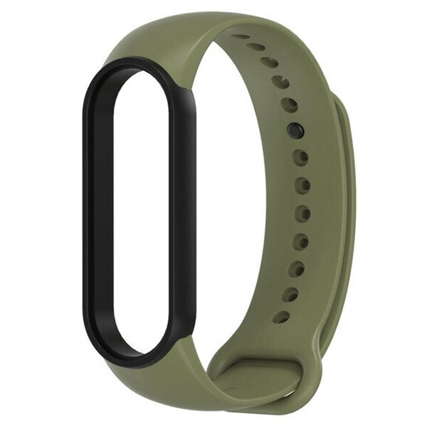 

Ремешок MiJobs Double Color для Xiaomi Mi Band 5 Olive