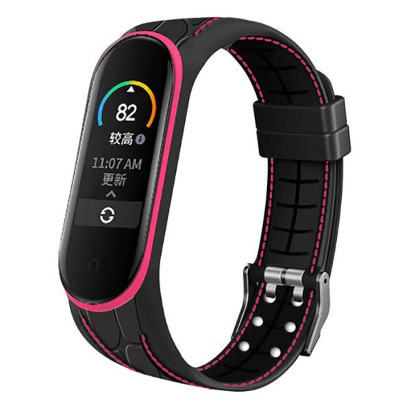 

Ремешок Bamboo Pattern для Xiaomi Mi Band 5 Rose