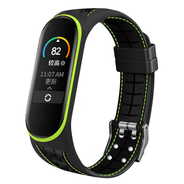 

Ремешок Two-line Strap для Xiaomi Mi Band 5 Lime