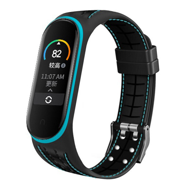 

Ремешок Two-line Strap для Xiaomi Mi Band 5 Blue