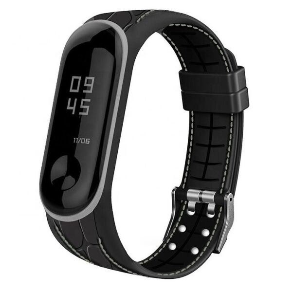 

Ремешок Bamboo Pattern для Xiaomi Mi Band 5 Grey