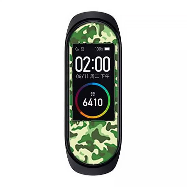 

Защитная плёнка с рисунком Slim Protector для Xiaomi Mi Band 4 Camouflage 2