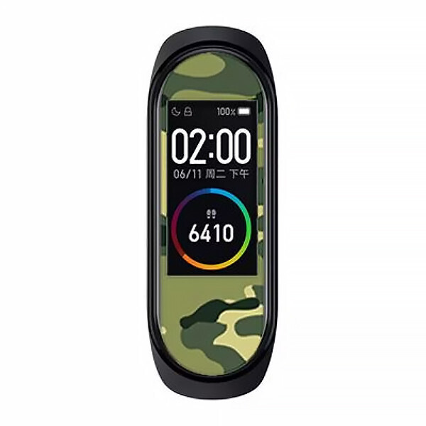 

Защитная плёнка с рисунком Slim Protector для Xiaomi Mi Band 4 Camouflage 3
