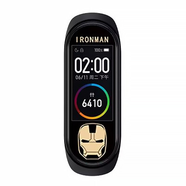 

Защитная плёнка с рисунком Slim Protector для Xiaomi Mi Band 4 Ironman