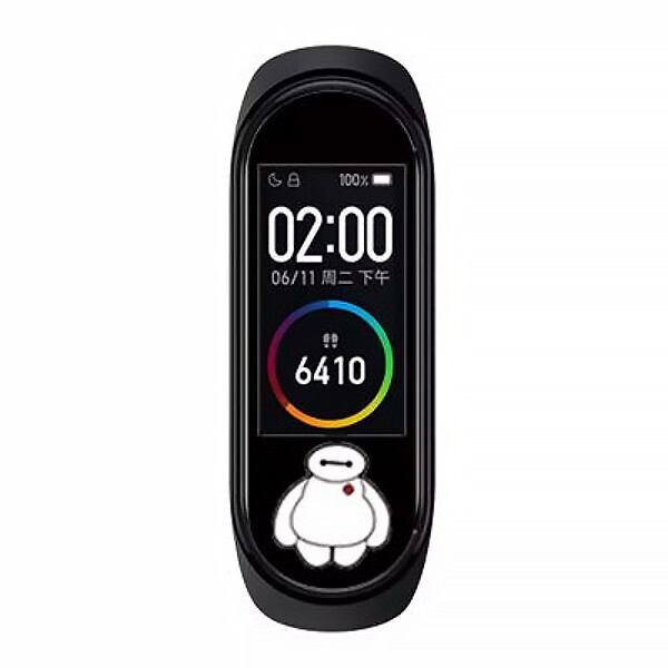 

Защитная плёнка с рисунком Slim Protector для Xiaomi Mi Band 4 Snowman