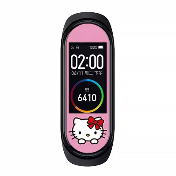 

Защитная плёнка с рисунком Slim Protector для Xiaomi Mi Band 4 Hello Kitty