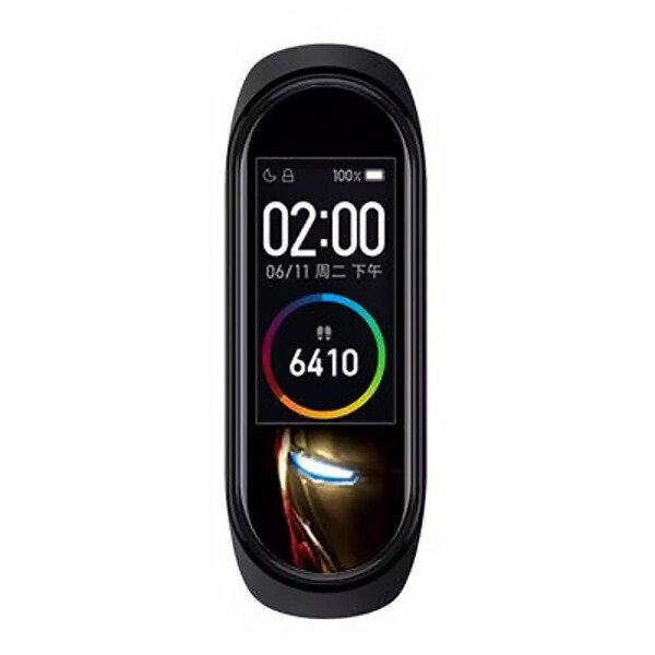

Защитная плёнка с рисунком Slim Protector для Xiaomi Mi Band 4 Ironman Mask
