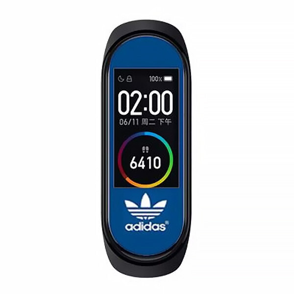 

Защитная плёнка с рисунком Slim Protector для Xiaomi Mi Band 4 Adidas