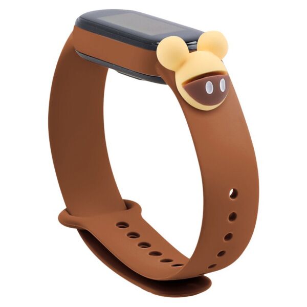 

Ремешок Cartoon Strap для Xiaomi Mi Band 5 Brown Mickey