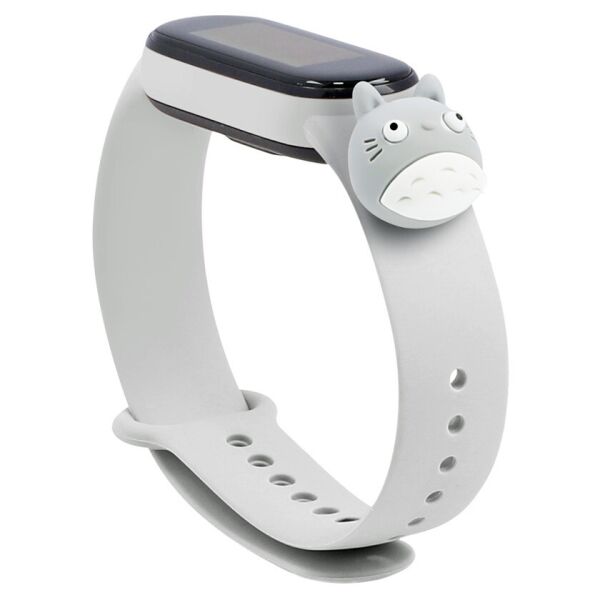 

Ремешок Cartoon Strap для Xiaomi Mi Band 5 Grey Totoro