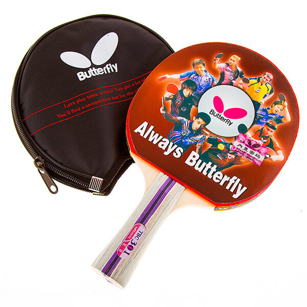 

Ракетка для настольного тенниса Butterfly 3*, 1 шт, TBC-301