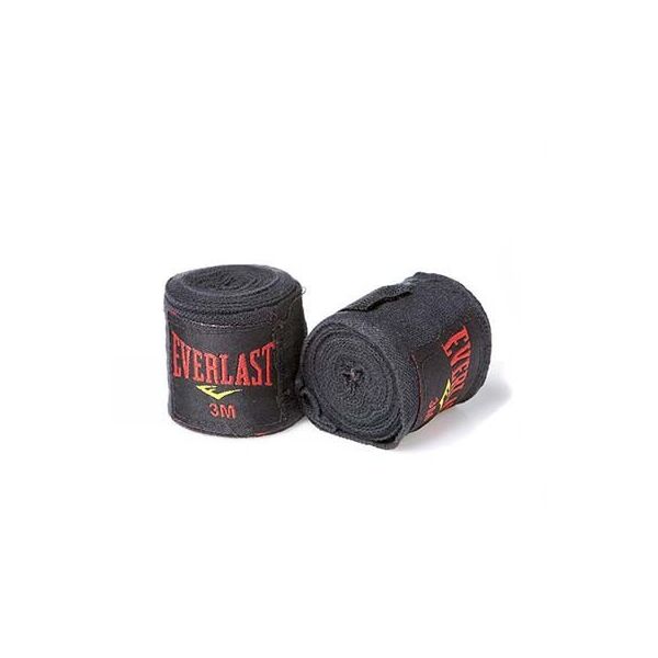 

Бинт боксерский 3 м, Everlast, пара, черный, MEV-8453