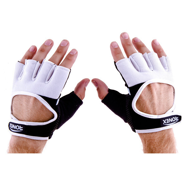 

Перчатки для вело и фитнеса Ronex "NapSweetForway ", М, бело-черные, RX-01M-WB