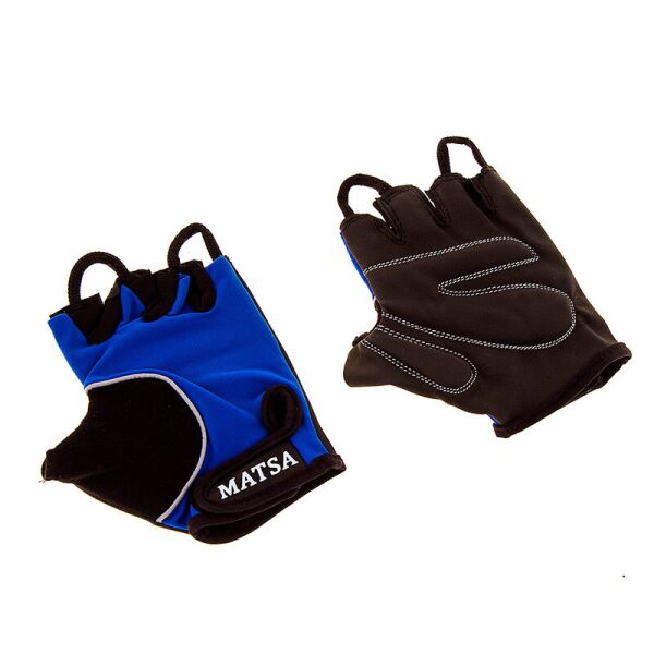 

Перчатки для вело и фитнеса Matsa, лайкра, М, синий, MT-1000MB