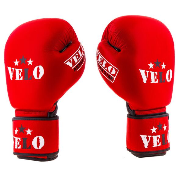 

Боксерские перчатки Velo AIBA, кожа, 10oz, красный, VLS01-10R