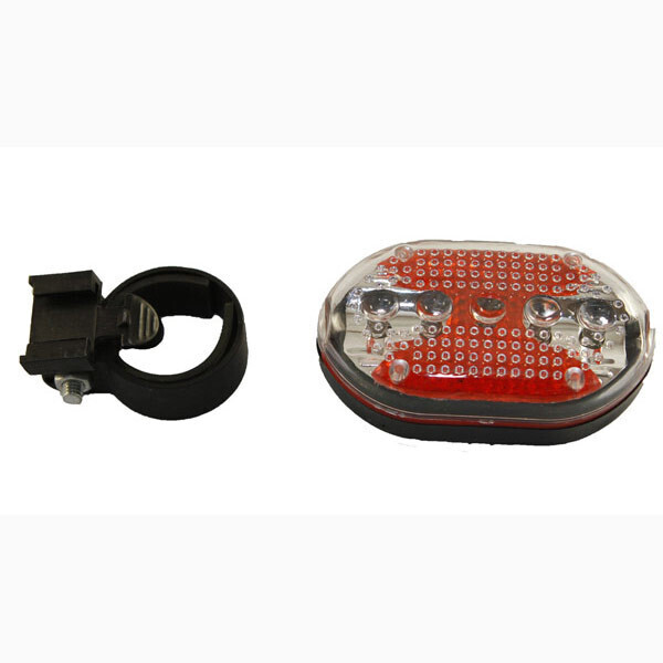 

Фонарь велосипедный, мигалка, 5LED, J-RT08